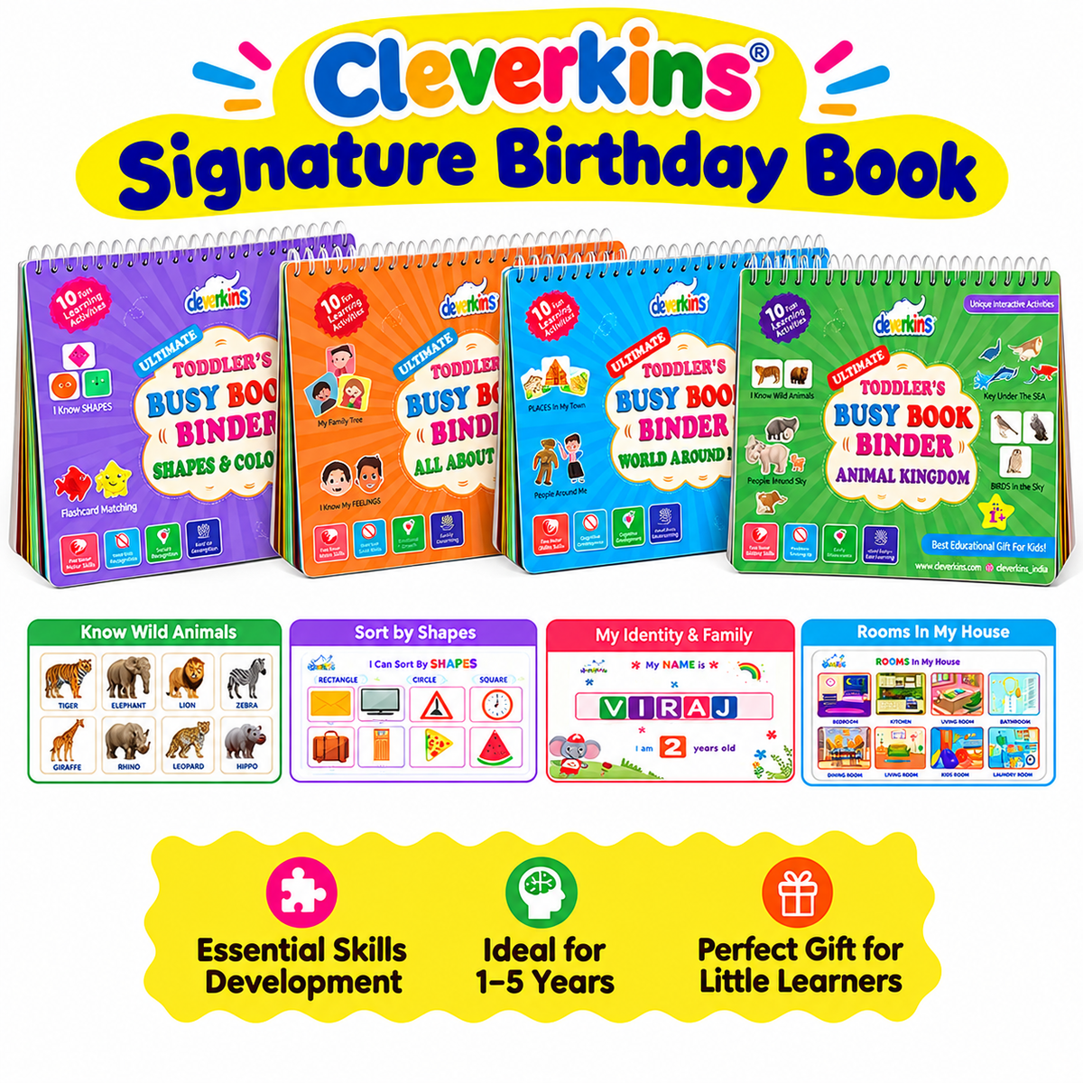Cleverkins Signature Birthday Book