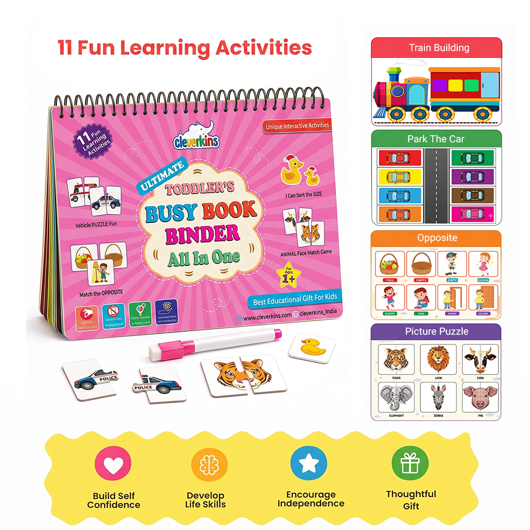 Cleverkins All-in-One Learning – Busy Book