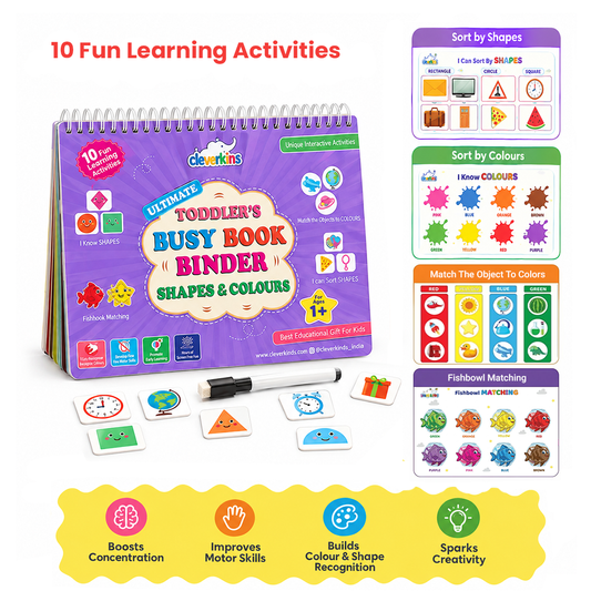Cleverkins Shapes & Colors – Busy Book