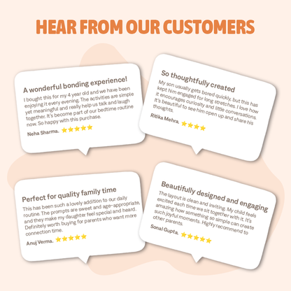 Reviews from customers displayed on a white background