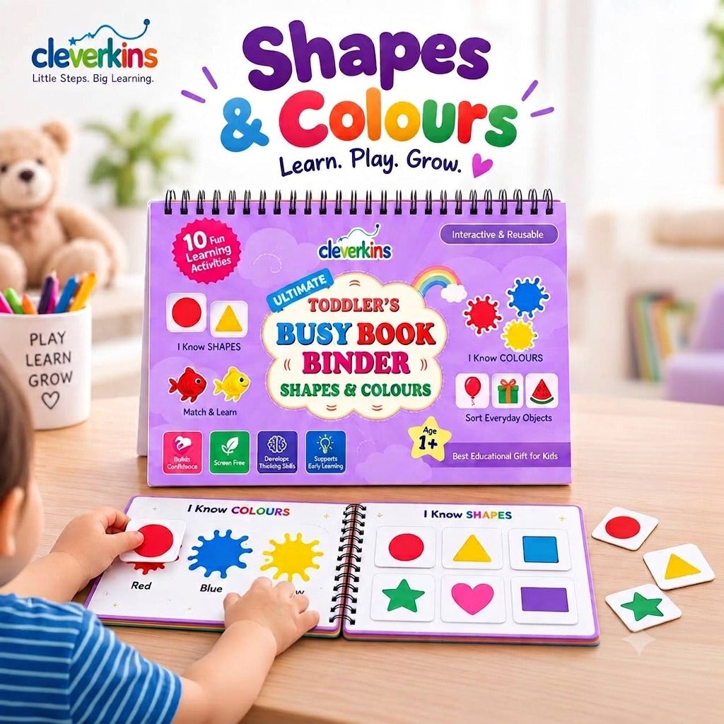 Cleverkins Shapes & Colors – Busy Book