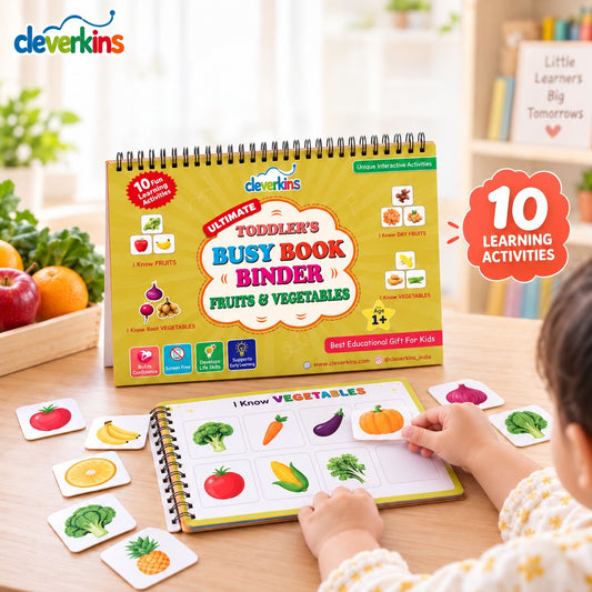 Cleverkins Fruits & Vegetables – Busy Book